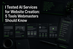 I Tested AI Services for Website Creation: 5 Tools Webmasters Should Know